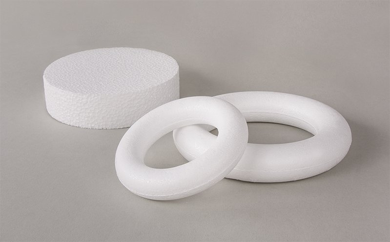 Styrofoam rings & styrofoam discs – Rayher