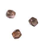 Perle facettée en verre, 3 mm ø, praliné