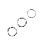 Anneau brisé, 8 mm ø, platine