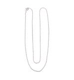 Chaîne à boules, 1,5mm ø, argent