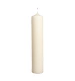 Bougie pilier, 6cm ø, crème