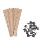 Mèche en bois avec support en métal