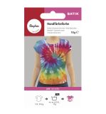 Batik-couleur de teinture à la main, rose oeillet