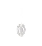 Oeuf en plastique, 2 parties, 10 cm