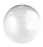 Boule en plastique, en 2 parties, 12cm ø