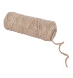 Jutegarn, 3 fach, 3,5mm ø, natur