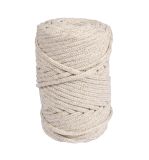 Fil Braidy Recycling av.fil doré, 4mm ø, ivoire