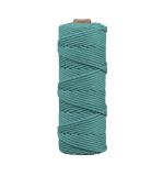 Fil pour macramé, 3mm ø, pétrole