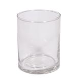 Vase en verre, 8cm ø