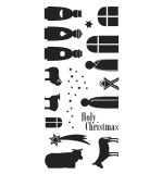 Clear Stamps - Crèche de Noël