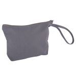 Trousse de maquillage av. fermet.-éclair, gris souris