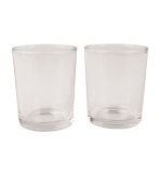 Verre pour bougie chauffe-plat, 5 cm ø