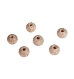Perles en bois brut 8mm ø