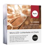Micro-chaîne lumineuse LED avec fil