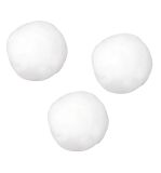 Pompons, blanc