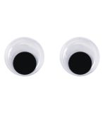 Yeux plastiques avec pupille mobile