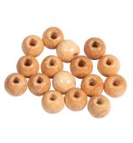 Wooden beads FSC 100%, polished, 6mm ø, natural