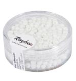 Rocailles, 2,6 mm ø, opak, weiß