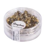 Glass crystal bead, 4mm ø, gold