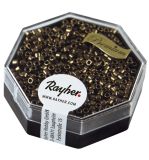 Delica rocailles, 2.2mm ø, smoke topaz