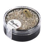 Delica rocailles, 2.2mm ø, silver