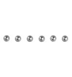Demi-perles en plastique, autocollants, argent
