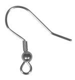 Crochets d'oreille en acier inox.