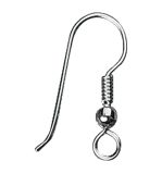 Ear hooks, silver