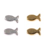 Metal bead Fish