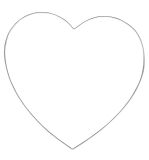 Coeur en fil de fer 25cm ø