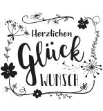 Tampon  Herzlichen Glückwunsch