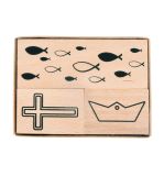 Wood stamp set Confirmation, Communion