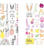 Transfer foil  Frohe Ostern