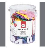 Moosgummi Buchstaben und Zahlen
