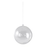 Plastik-Kugel 2 tlg., 18 cm ø