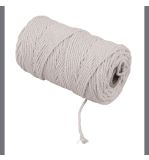 Garn, 2mm ø, weiß