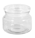Verre à provision+couvercle verre ø10cm