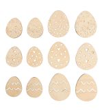 Wood shape Easter egg, FSC Mix Credit