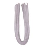 Chenille wire, white