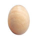 Oeufs en bois brut