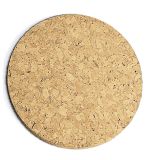 Plate of cork, 20cm ø