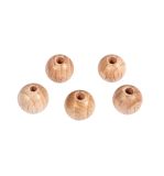 Rohholz-Kugeln, gebohrt, 10mm ø