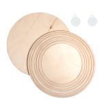 Wood.plates/rings set, FSC Mix Credit