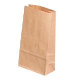 Sac en papier brun, convient p. aliments
