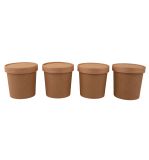 Bio paper cup with lid, 300ml