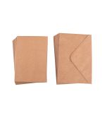Lot de cartes B6, FSC Mix Credit, kraft