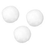 Pompons, blanc