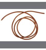 Round laces of goatskin, 1.5mmø, medium brown