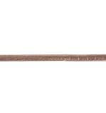 Leatherette tape metallic flat, rose-gold