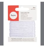 Jewellery cord, white